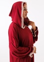 test abaya - bordeau